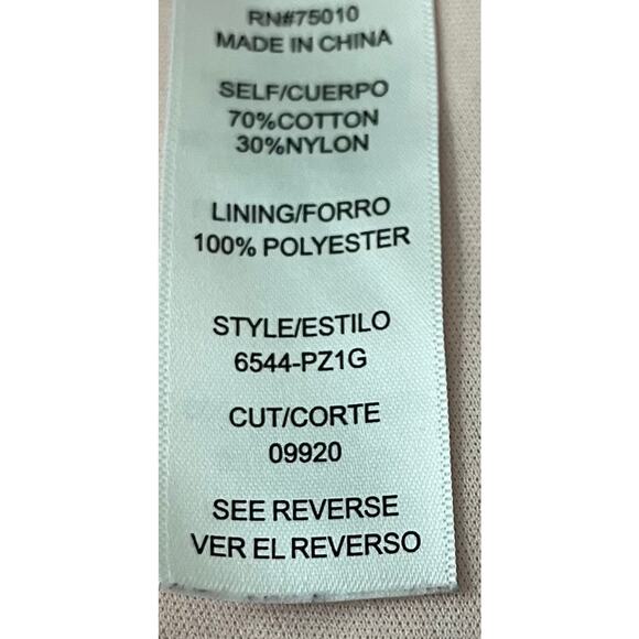 CITY STUDIO SLEEVELESS ROUND NECK MIDI LACE SKATER DRESS, JUNIOR, 15, PINK-LINED - Picture 11 of 12